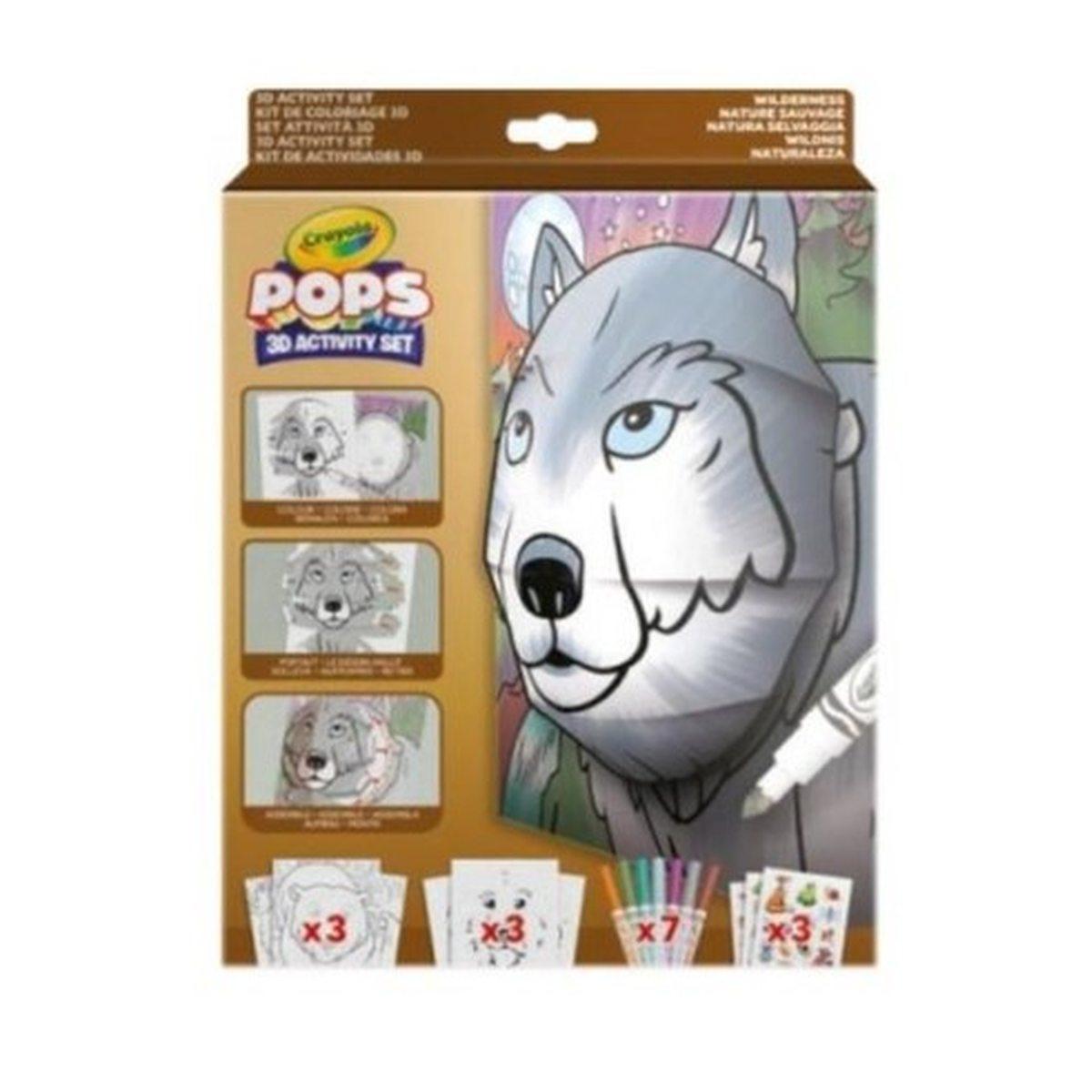 Crayola - set attivita' color pops da colorare e costruire