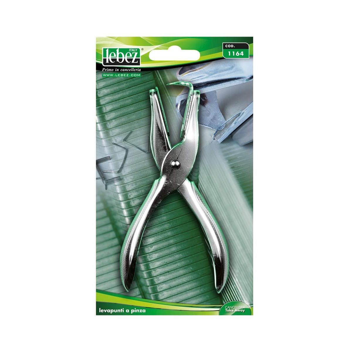 Lebez - levapunti a pinza in metallo