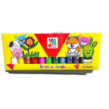 Young people - tempera solida set da 12 pz