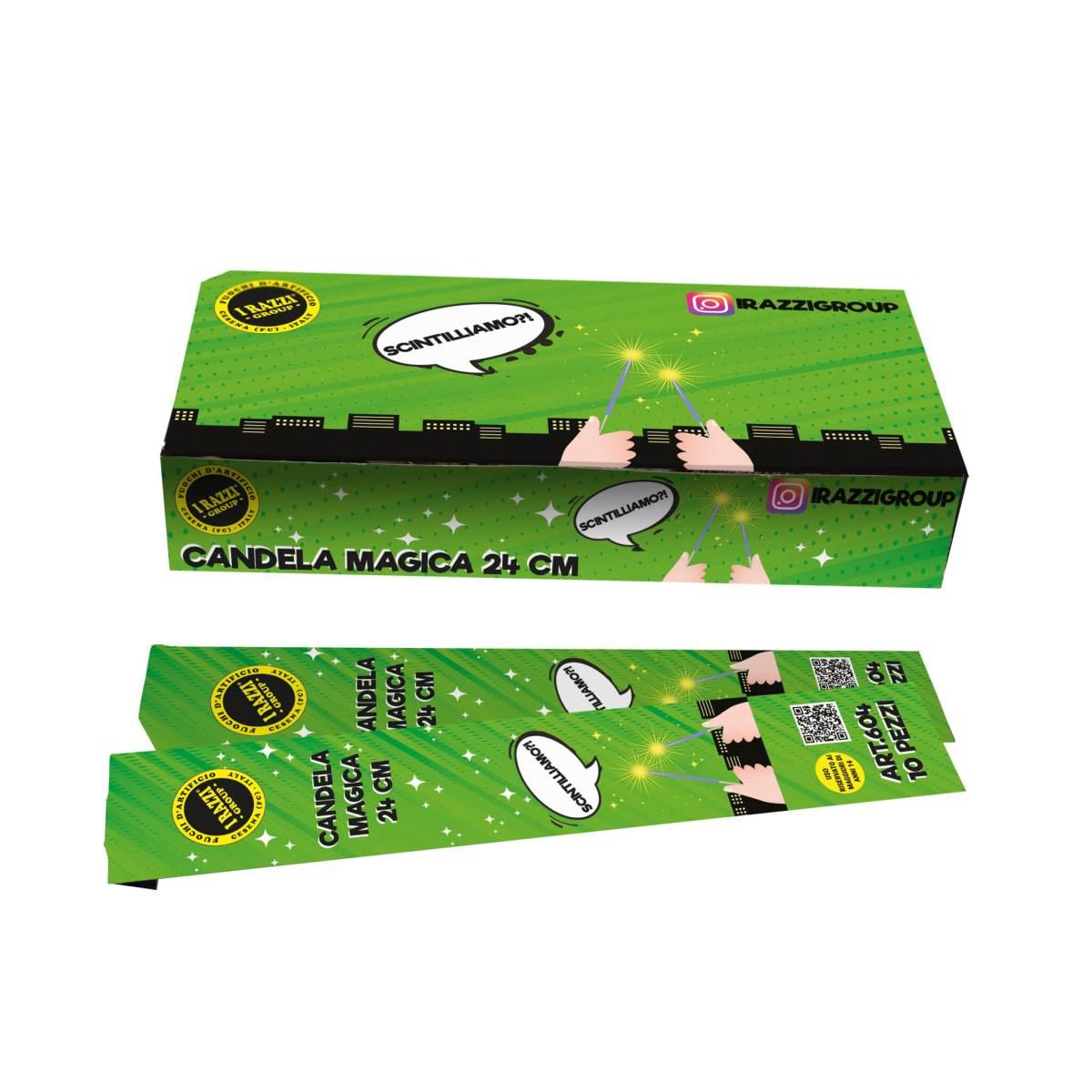 Candela magica 24 cm - 10 pz
