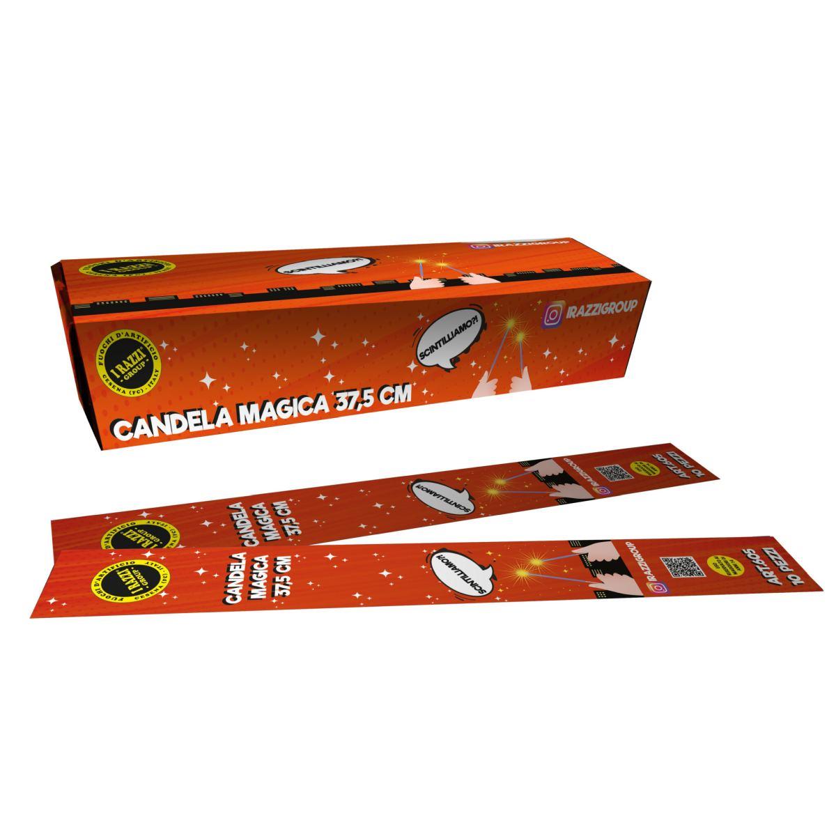 Candela magica 37,5 cm - 10 pezzi