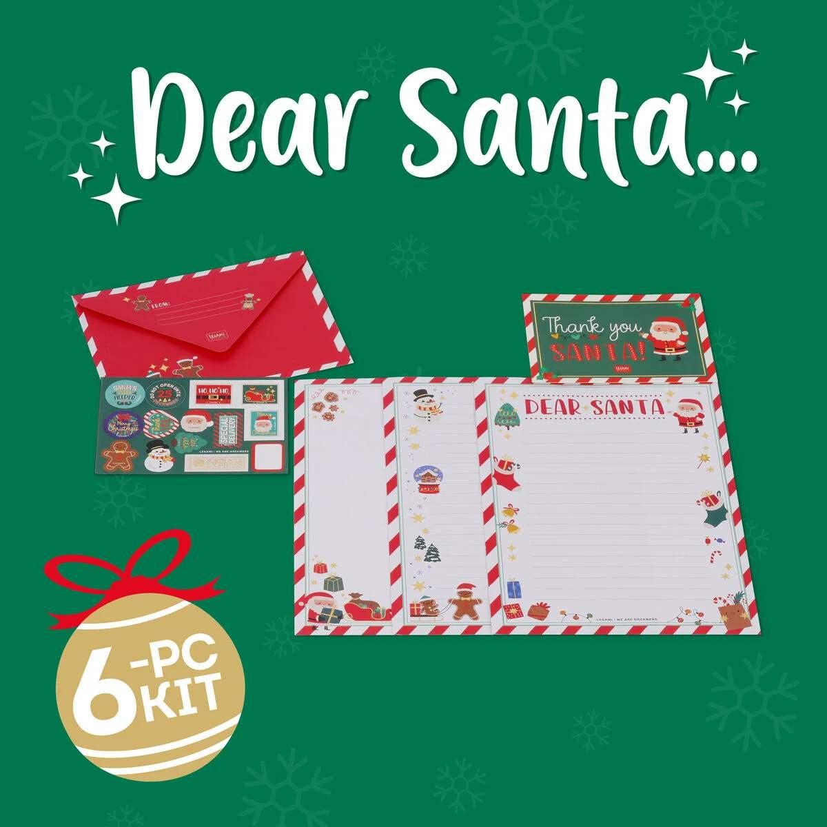 Legami santa claus letter kit - kit per lettera a babbo natale