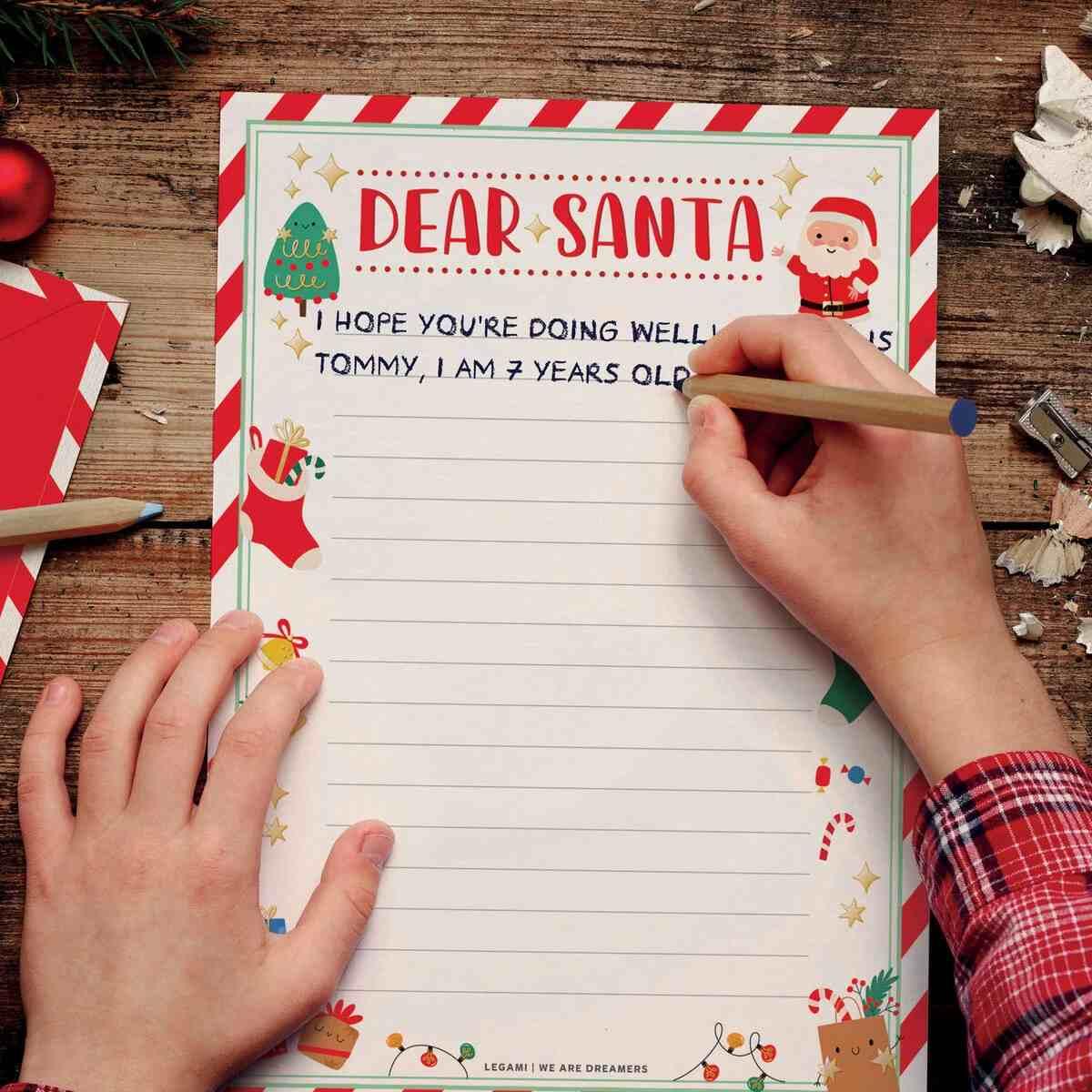 Legami santa claus letter kit - kit per lettera a babbo natale