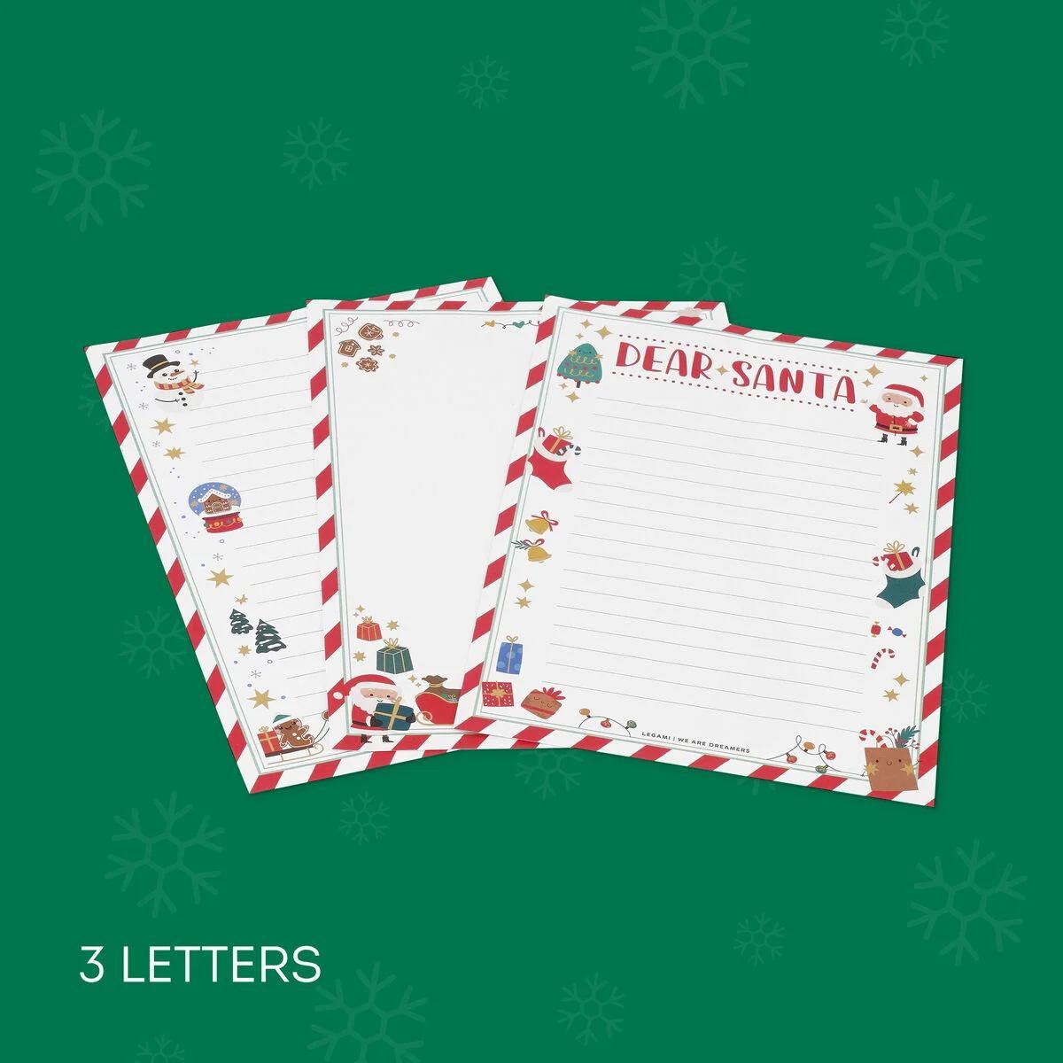 Legami santa claus letter kit - kit per lettera a babbo natale