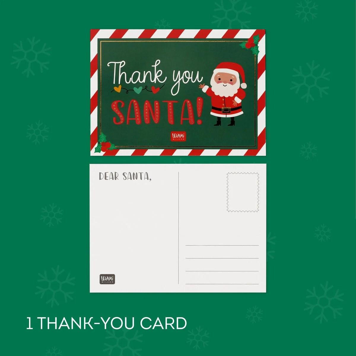 Legami santa claus letter kit - kit per lettera a babbo natale