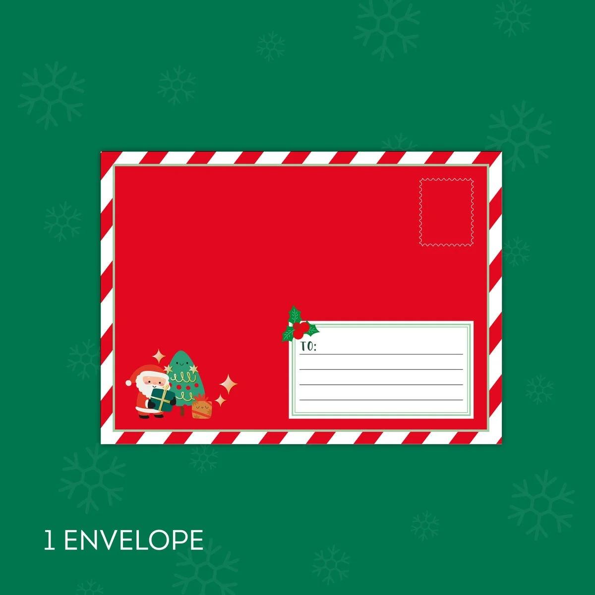 Legami santa claus letter kit - kit per lettera a babbo natale