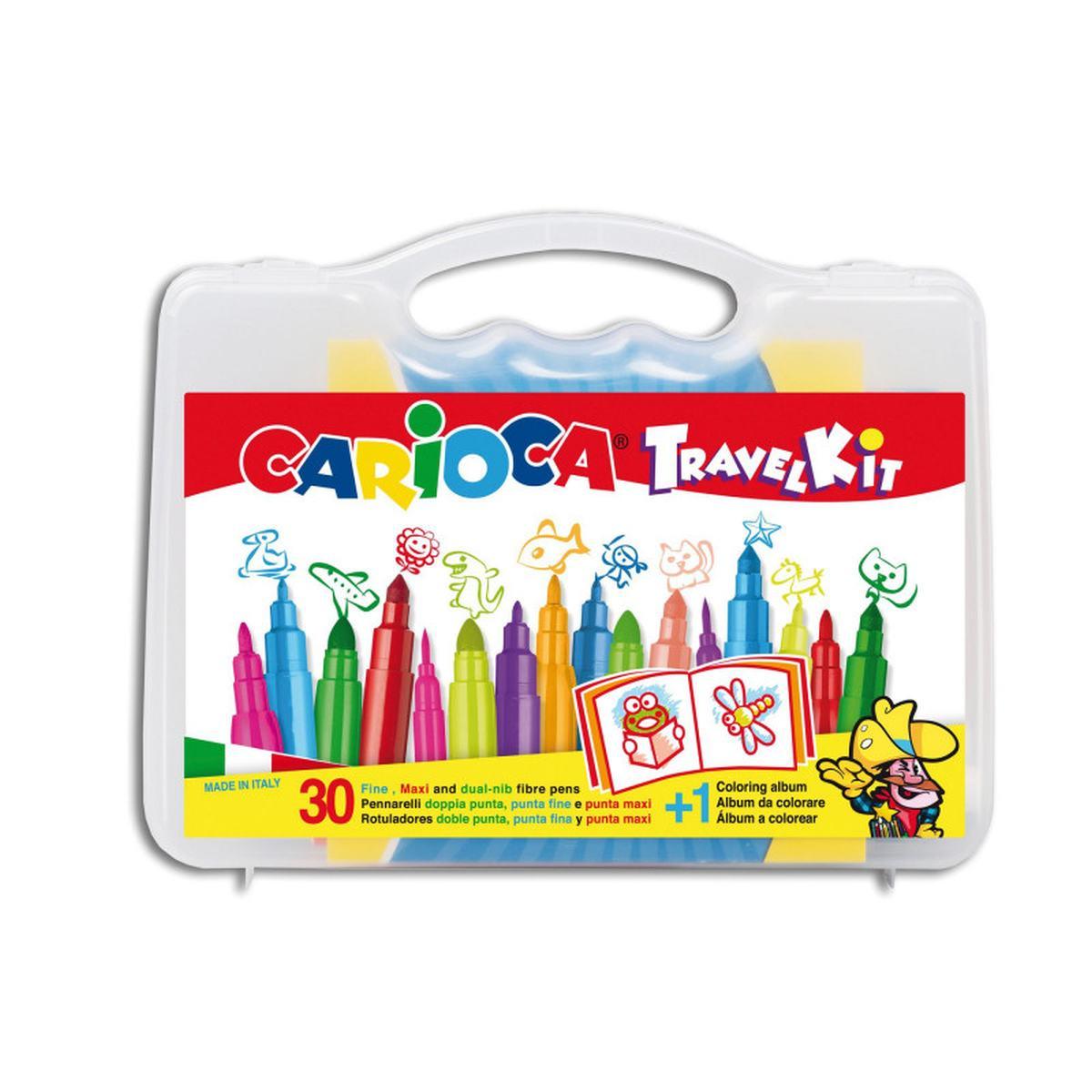 Carioca set travel kit - 30 pz + album