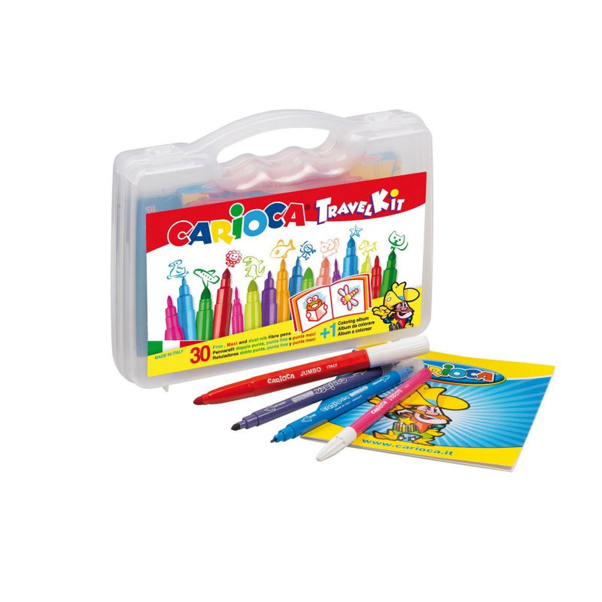 Carioca set travel kit - 30 pz + album