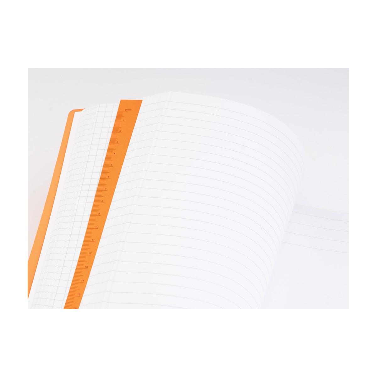 Colourbook maxi double con spirale - a4 - righe e quadretti - 80 fg - 70 gr