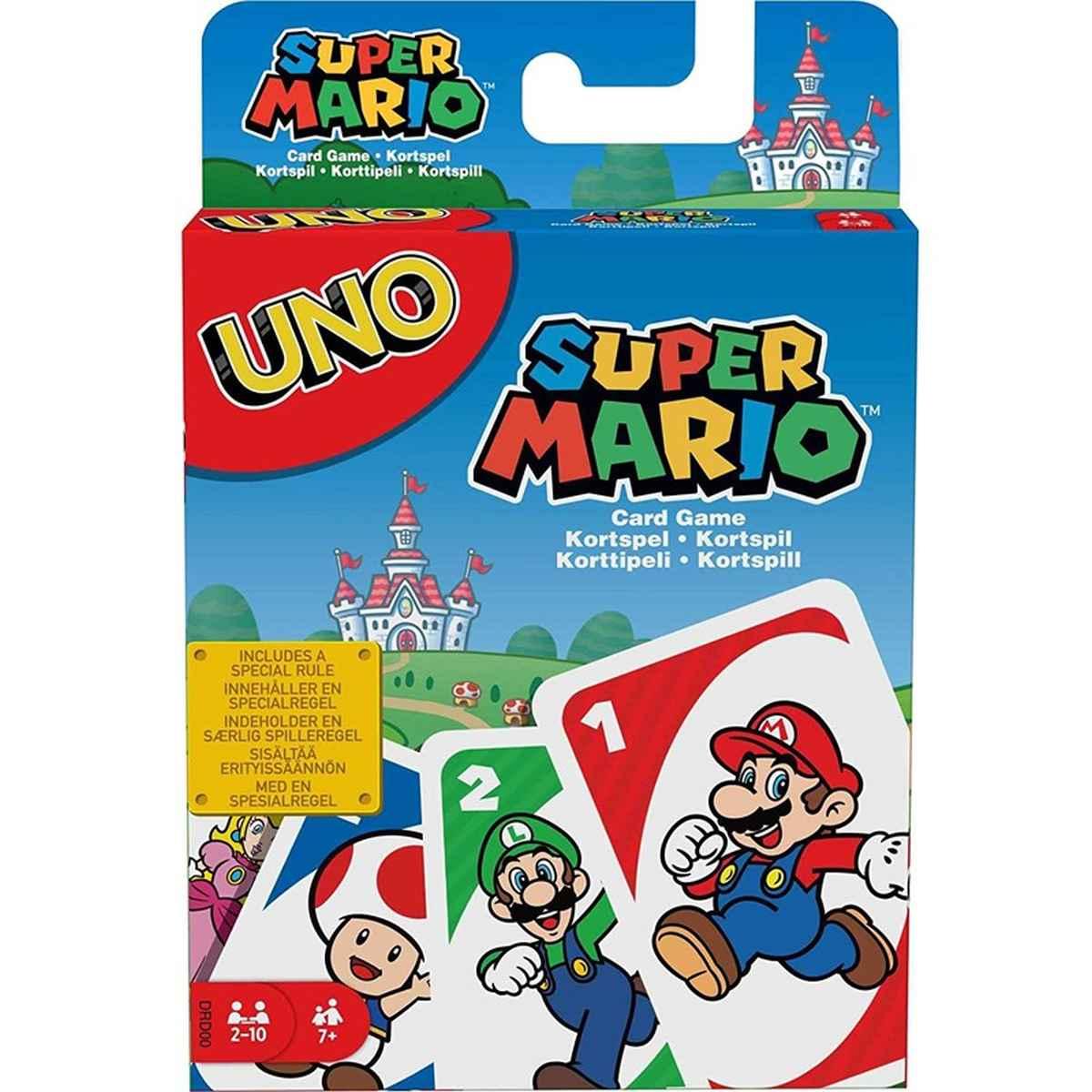 Mattel - gioco di carte - uno super mario drd00