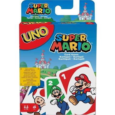 Mattel - gioco di carte - uno super mario drd00
