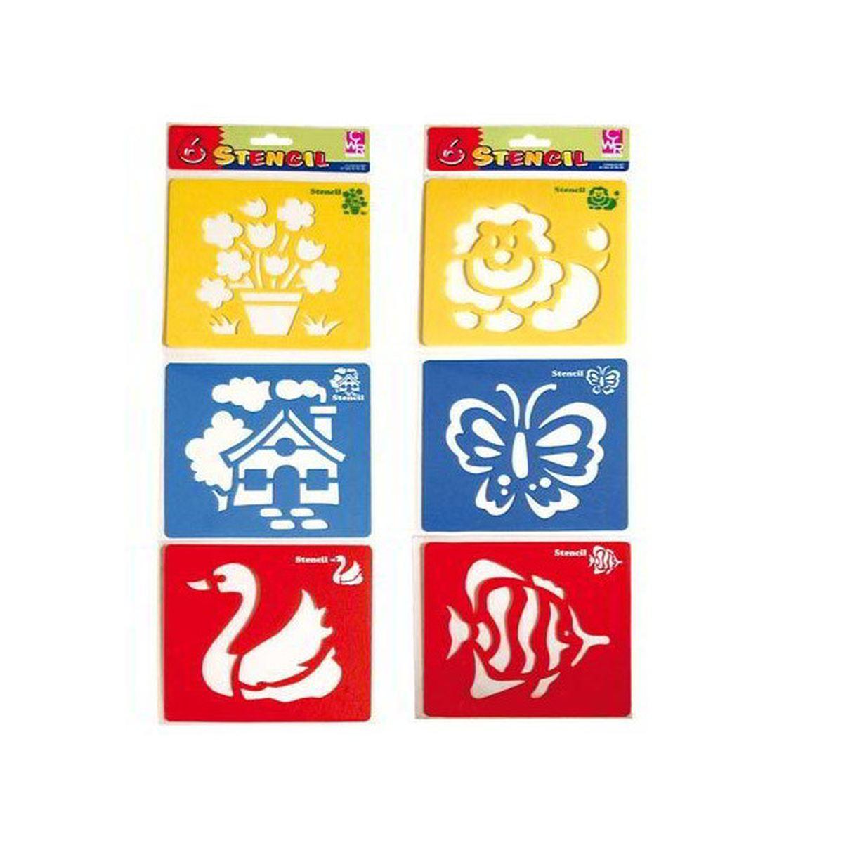 Deco - stencil figure assortite