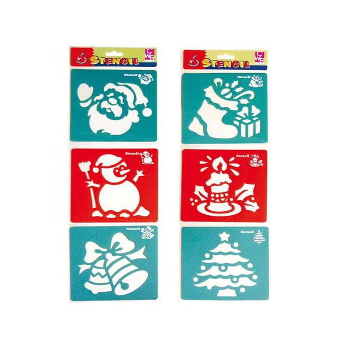 Deco - stencil figure assortite