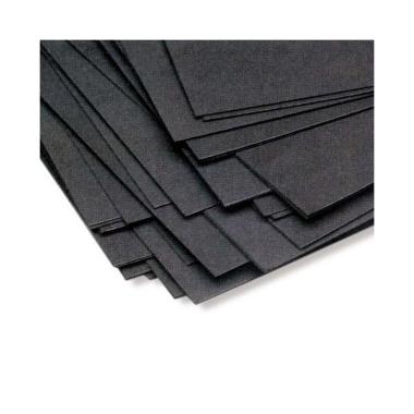 Deco - cartoncino nero - 25 x 35 cm - 200 gr - 10 fg