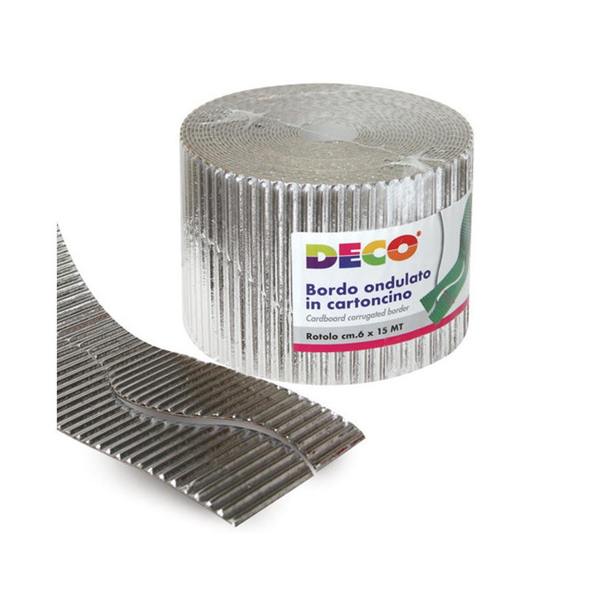 Deco - bordo ondulato - rotolo 6 cm x 15 mt