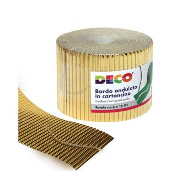 Deco - bordo ondulato - rotolo 6 cm x 15 mt