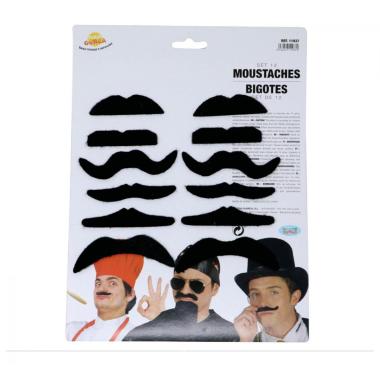 Baffi adesivi assortiti