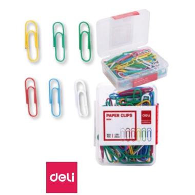 Deli - fermagli nr 3 (28 mm) - colori assortiti - 100 pz