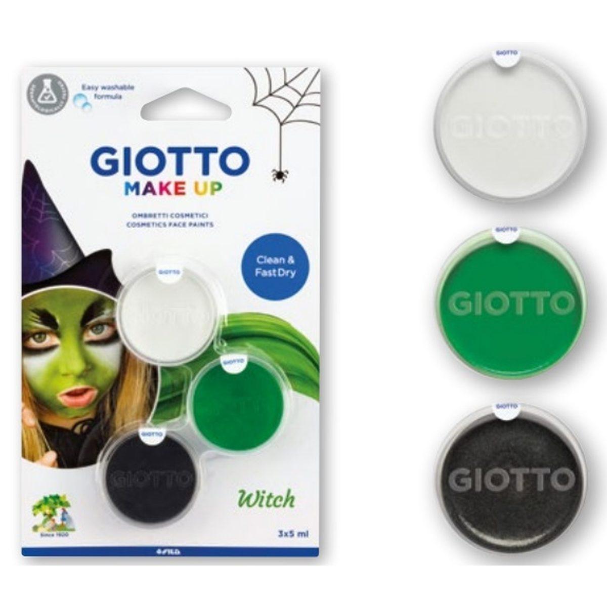 Giotto make up - ombretti cosmetici - tris tematici
