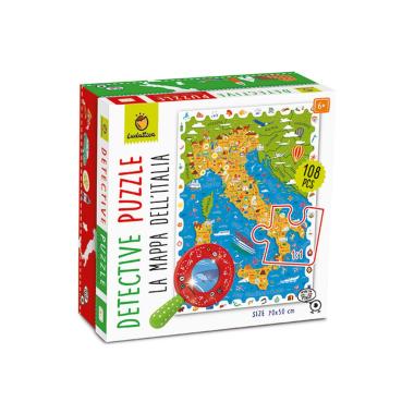 Ludattica detective puzzle - la mappa dell'italia