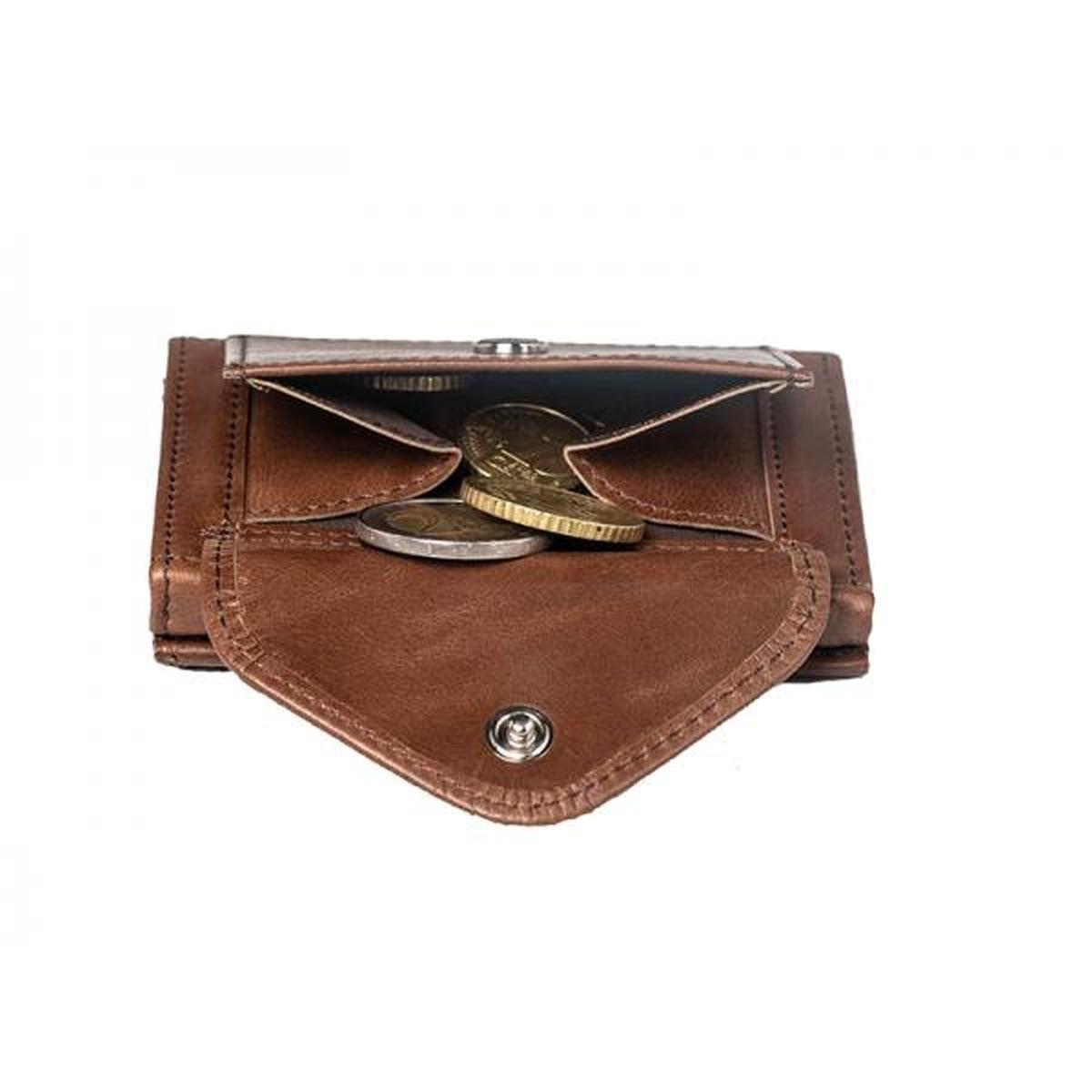 Portafoglio in pelle exentri multiwallet