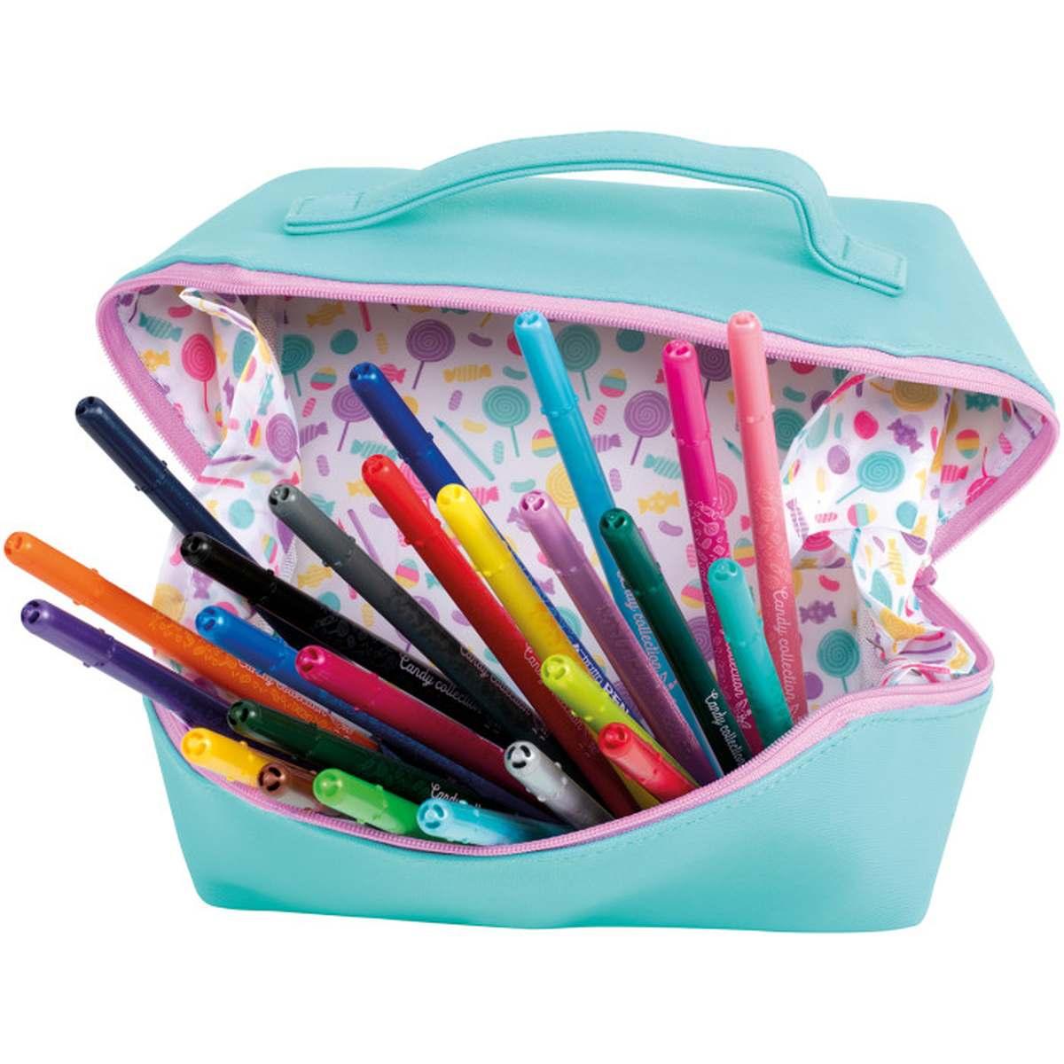 Tratto pen candy collection - 24 pz - pochette maxi (xl) con manico