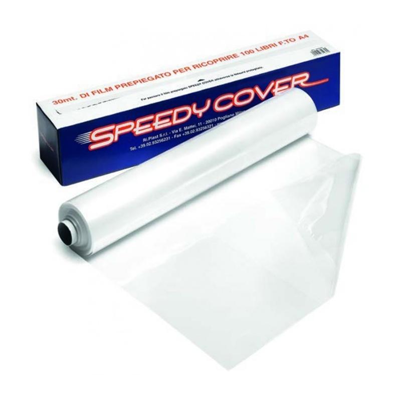 Riplast - rotolo speedycover - pellicola prepiegata per foderatura libri - formato 52 x 3000 cm