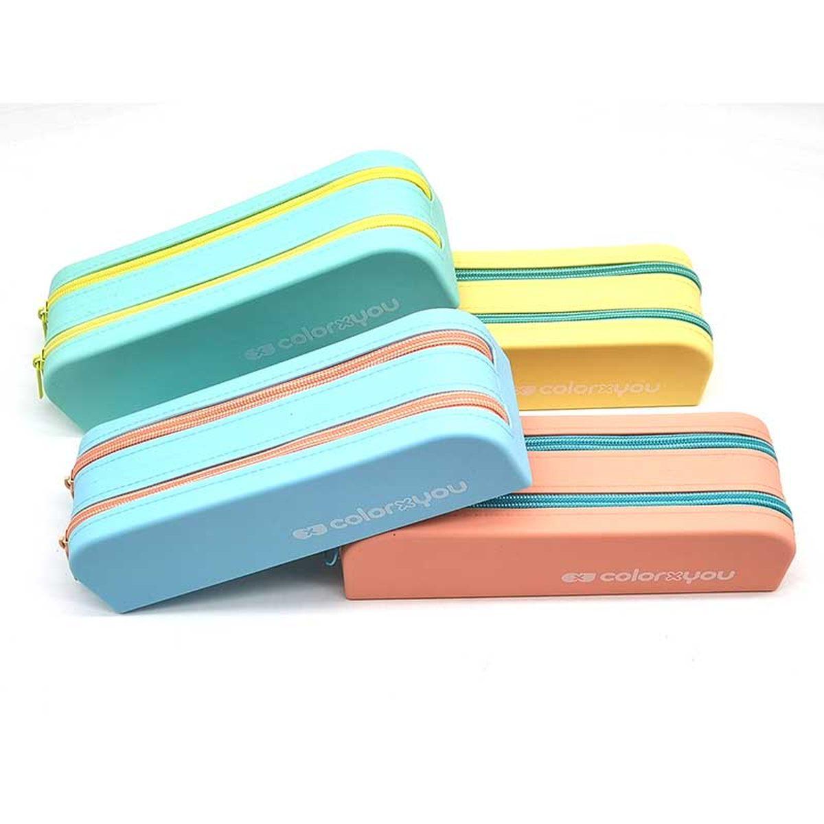 Colorxyou - astuccio in silicone 2 zip