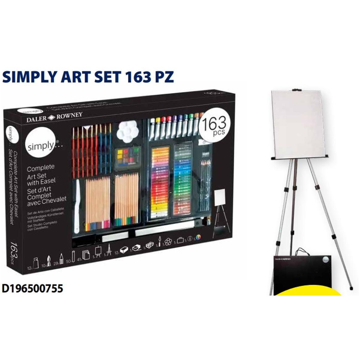 Daler rowney simply art set 163 pz