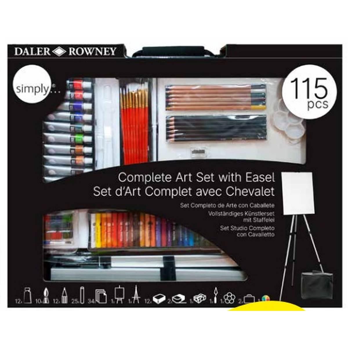 Daler rowney simply art set 115 pz