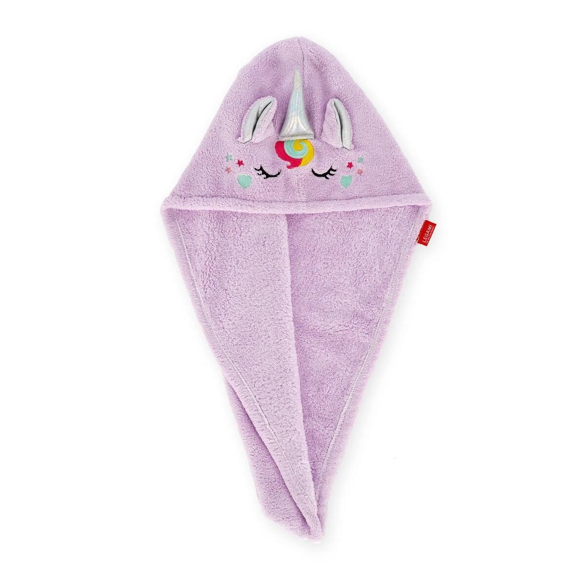 Legami asciugamano per capelli a turbante - love my hair