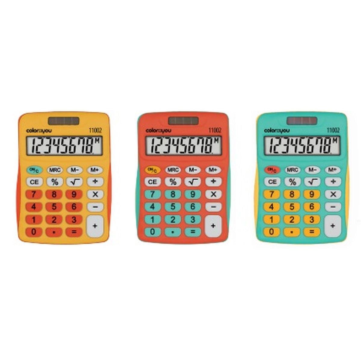 Colorxyou - calacolatrice tascabile 8 cifre