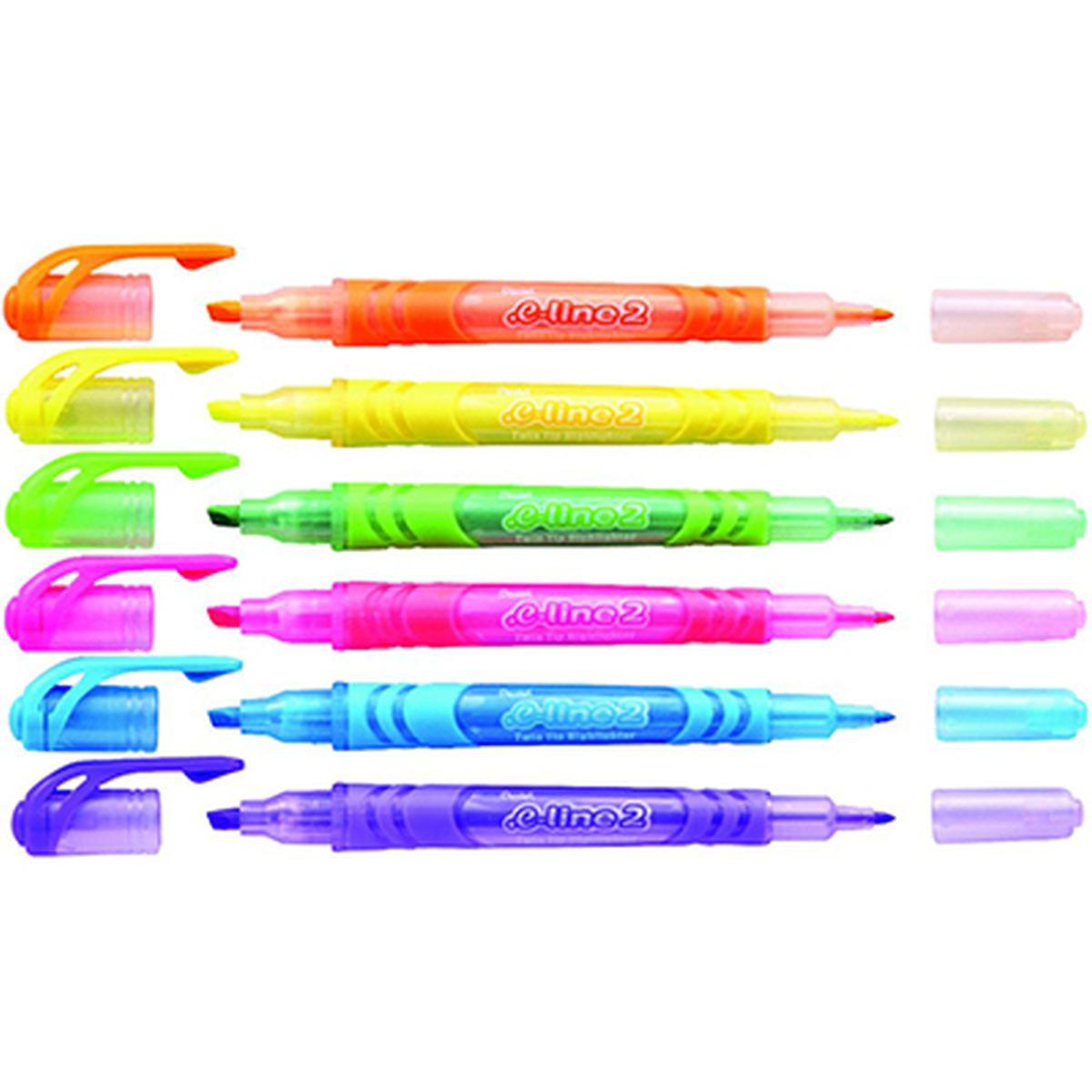 Pentel e-line2 - evidenziatore doppia punta