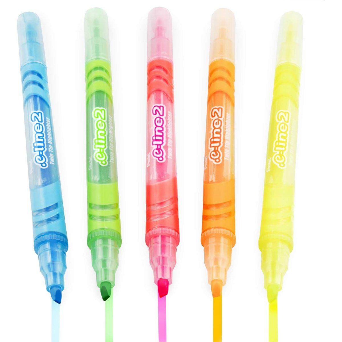 Pentel e-line2 - evidenziatore doppia punta