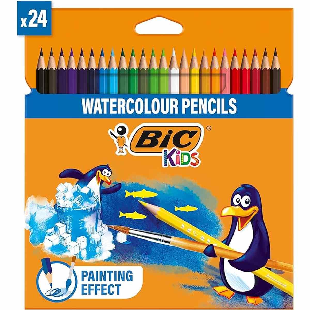 Bic kids pastelli aquacolour - 24 pz