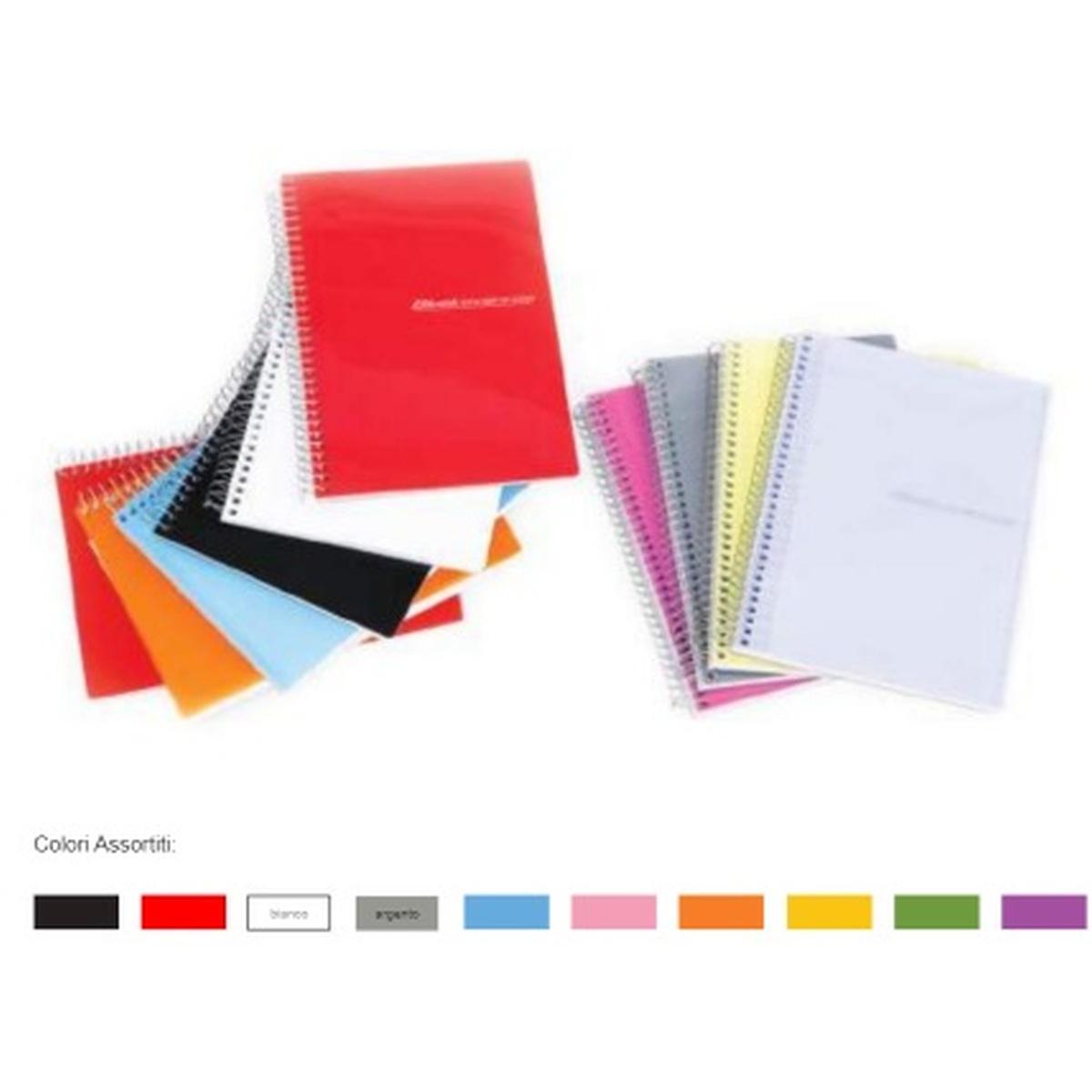 Bluekover - blocco spiralato kolorkover.com - 64 fg - 70 gr