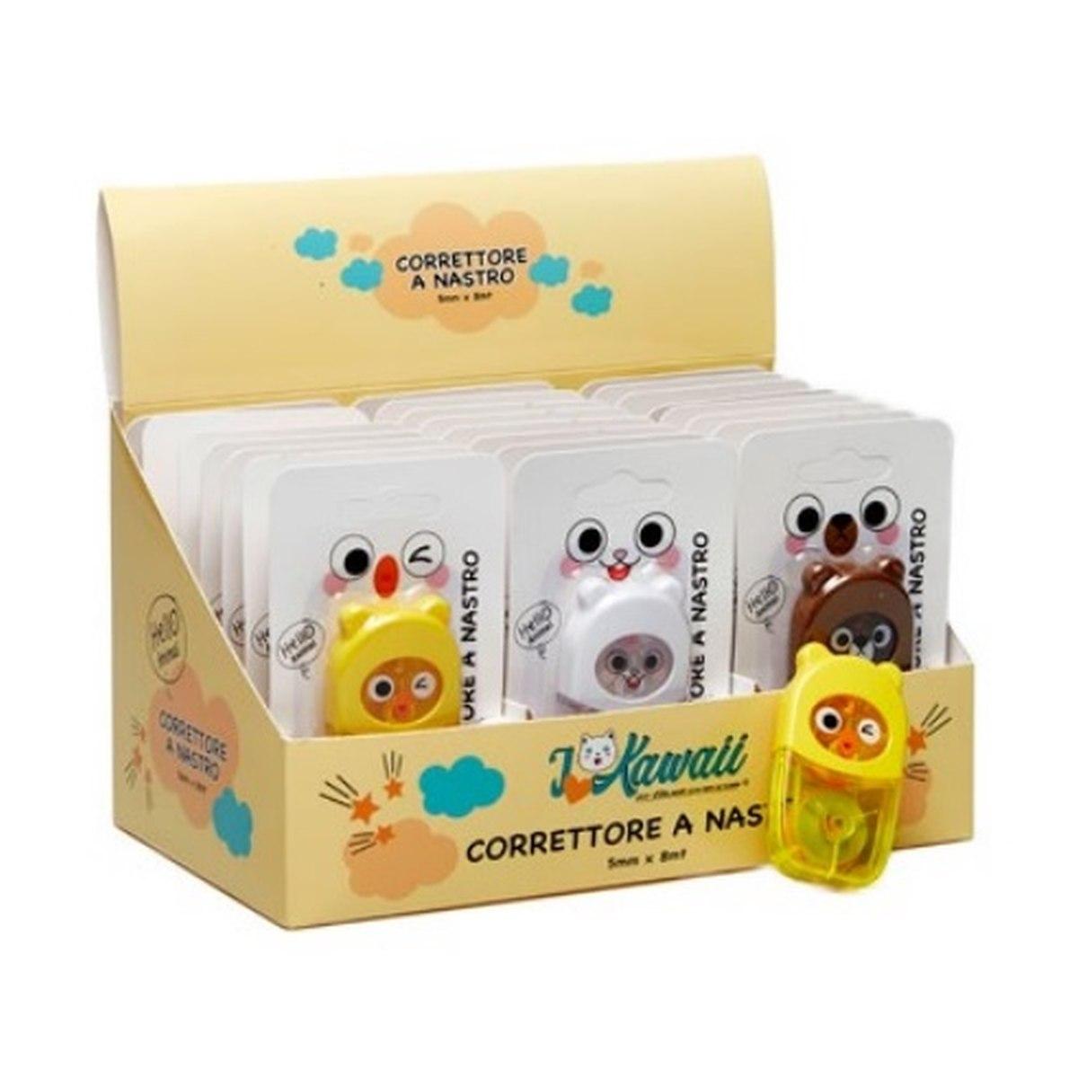 Correttore a nastro kawaii - animaletti - 5 mm x 8 mt