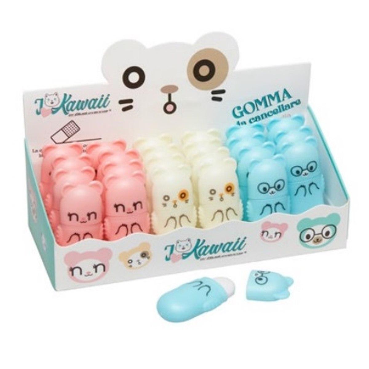 Gomma con custodia kawaii