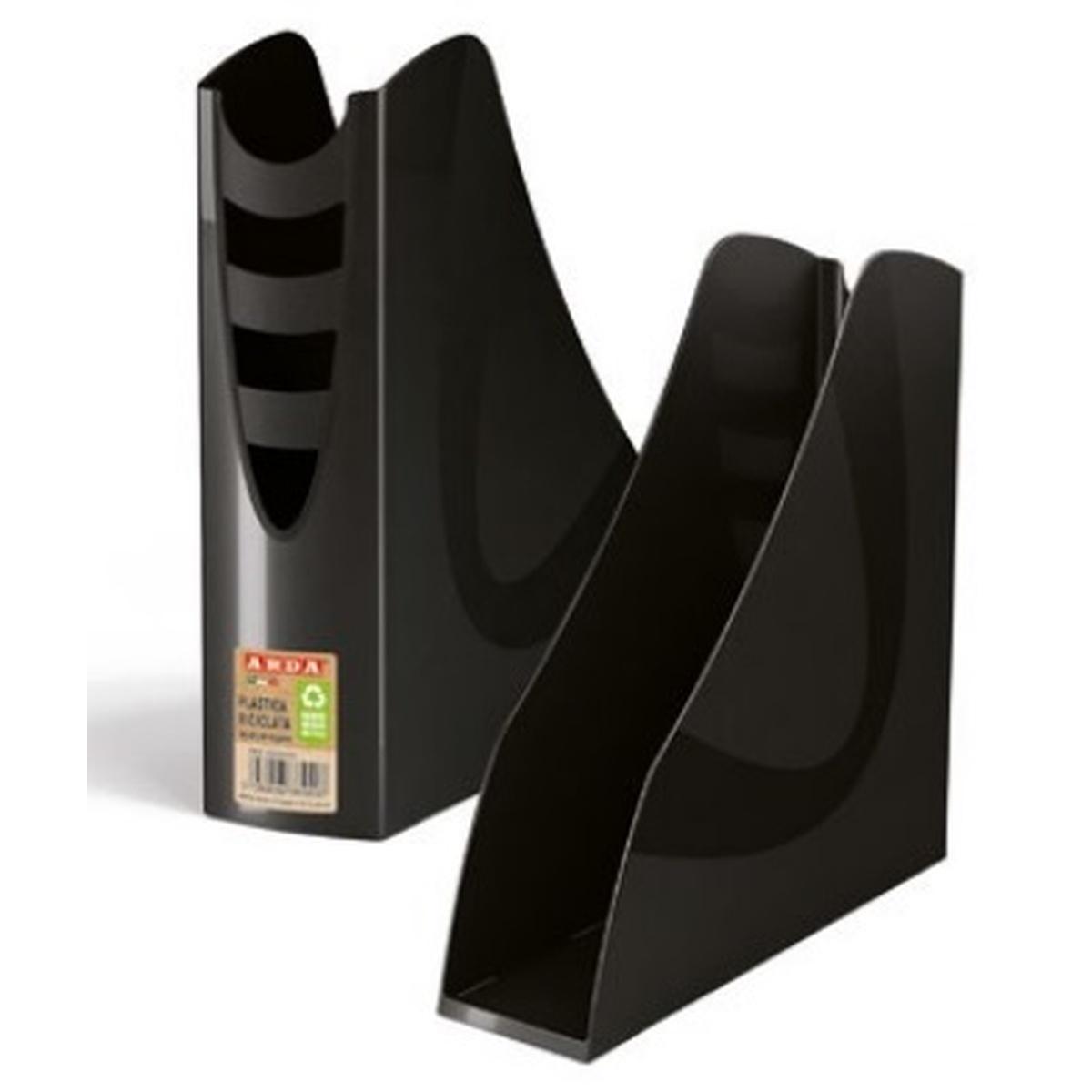 Arda - portariviste black  re-generation plastic