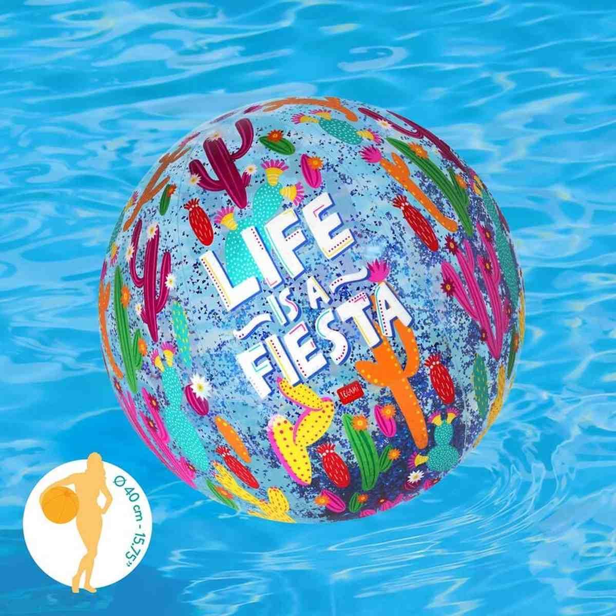 Legami - palla da spiaggia gonfiabile - glitter beach ball