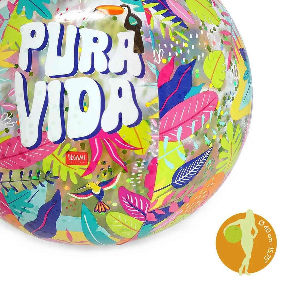 Legami - palla da spiaggia gonfiabile - glitter beach ball