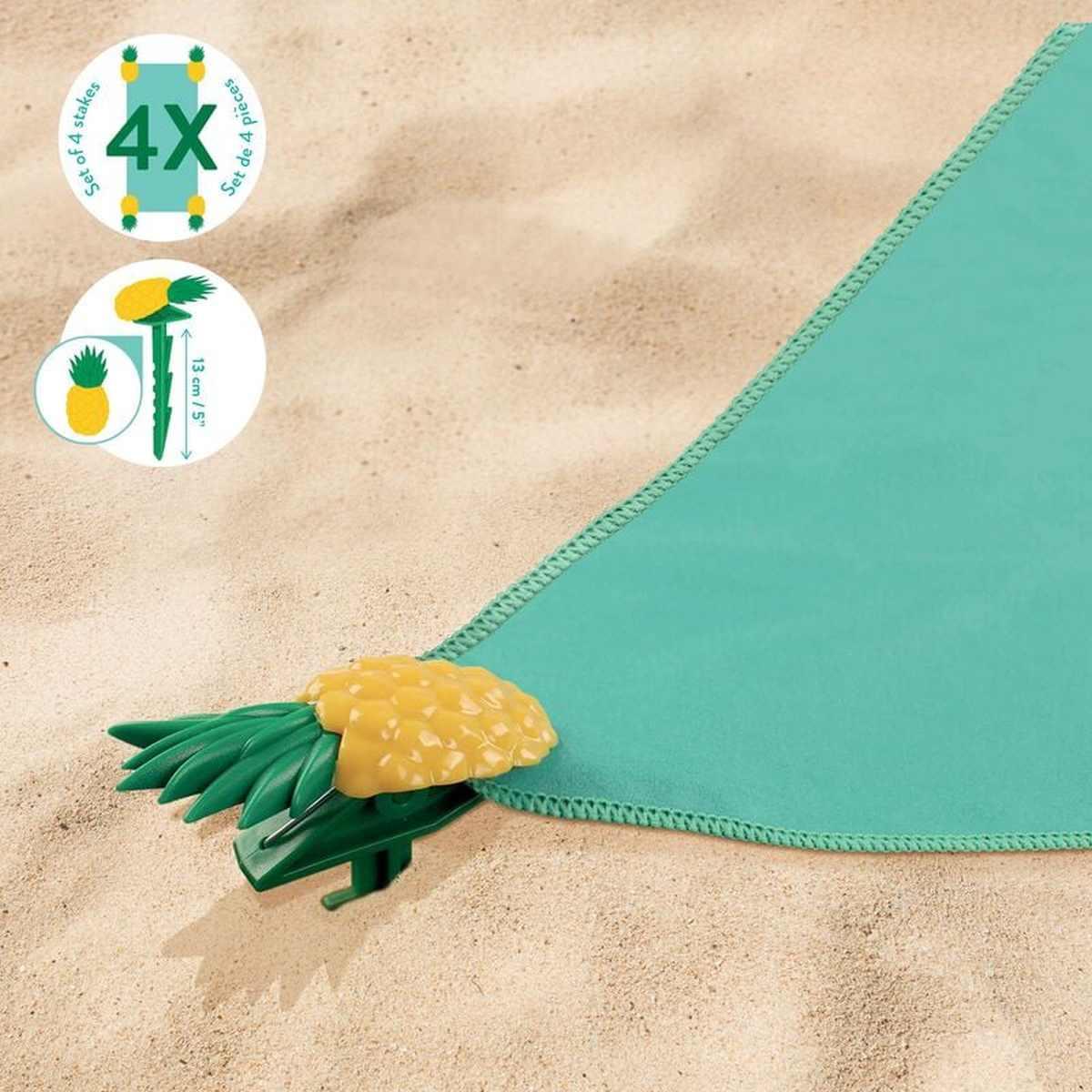 Legami - set di 4 picchetti ferma telo mare - beach towel anchor stakes