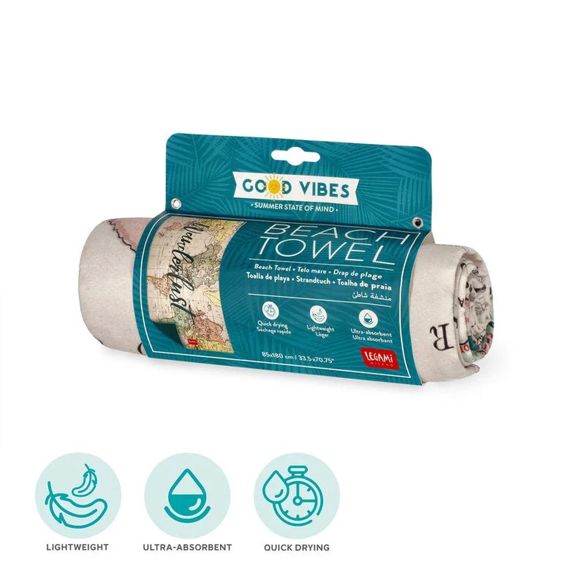 Legami beach towel - telo mare 85 x 180 cm