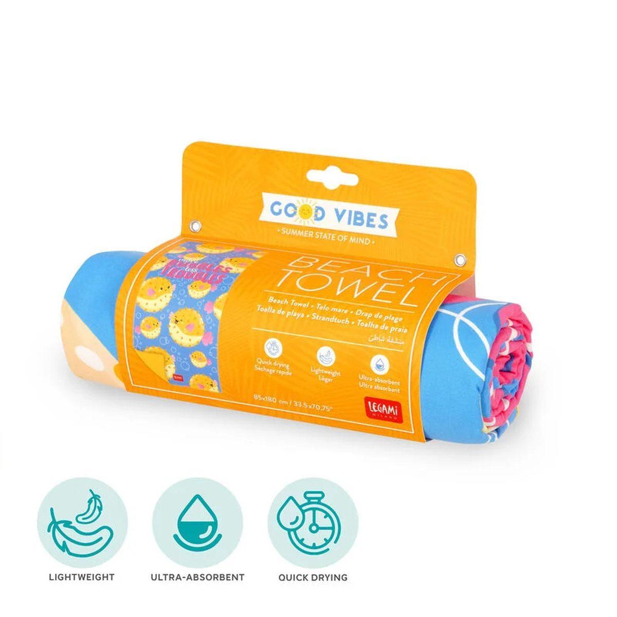 Legami beach towel - telo mare 85 x 180 cm