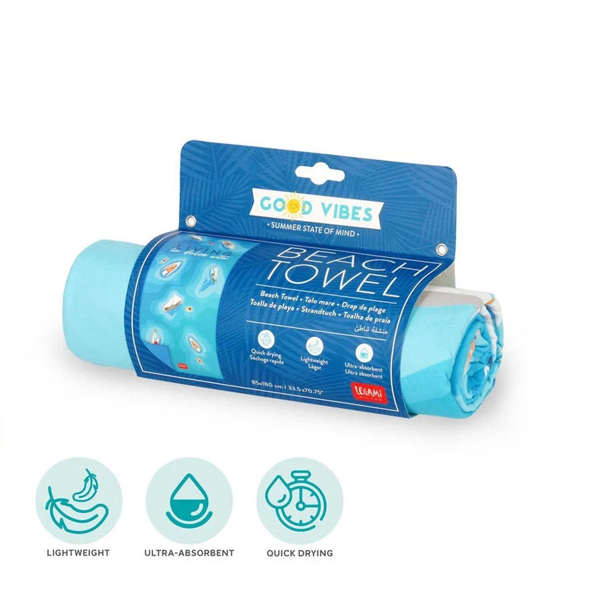 Legami beach towel - telo mare 85 x 180 cm