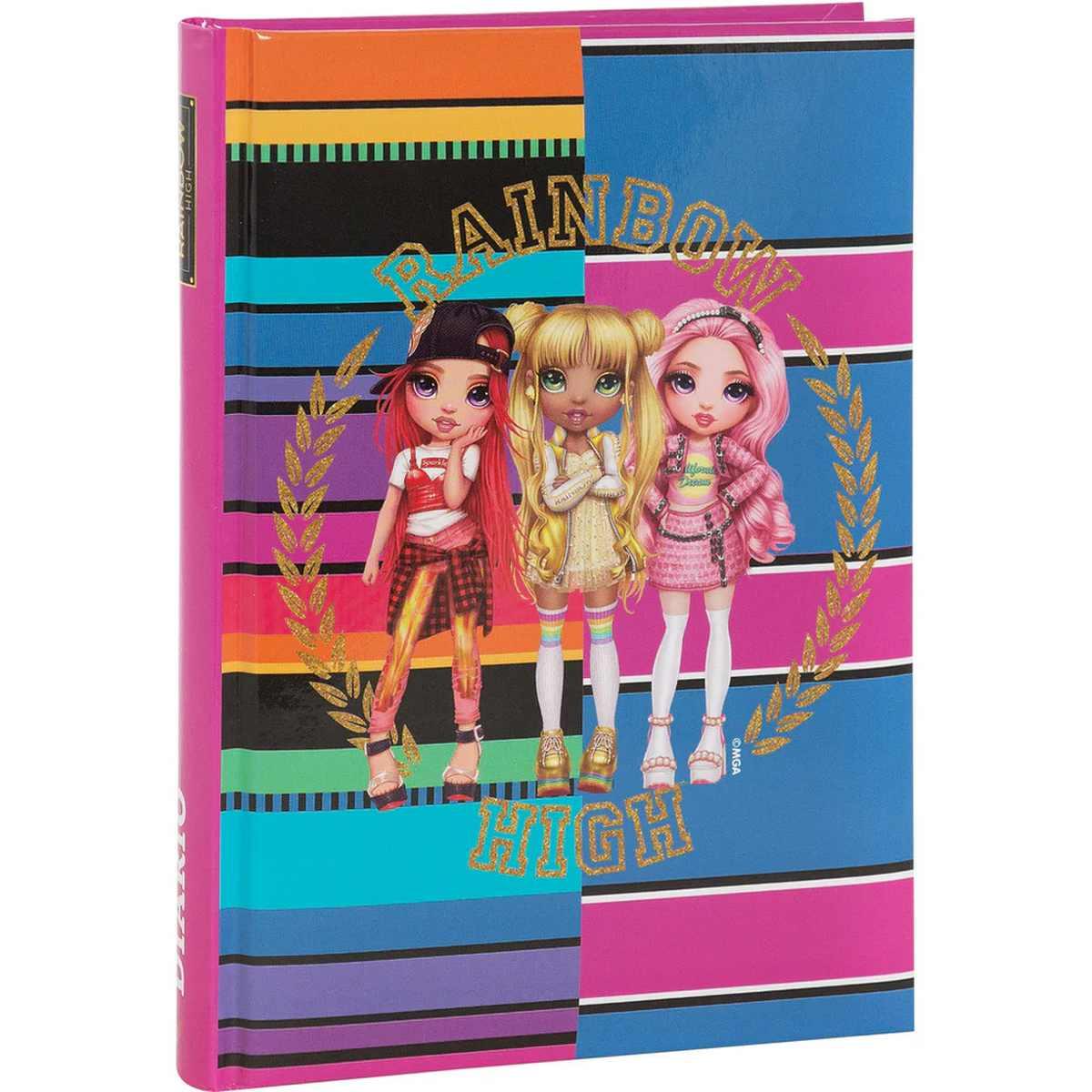 Fcp - diario 12 mesi 2024/25 - rainbow high - giornaliero non datato