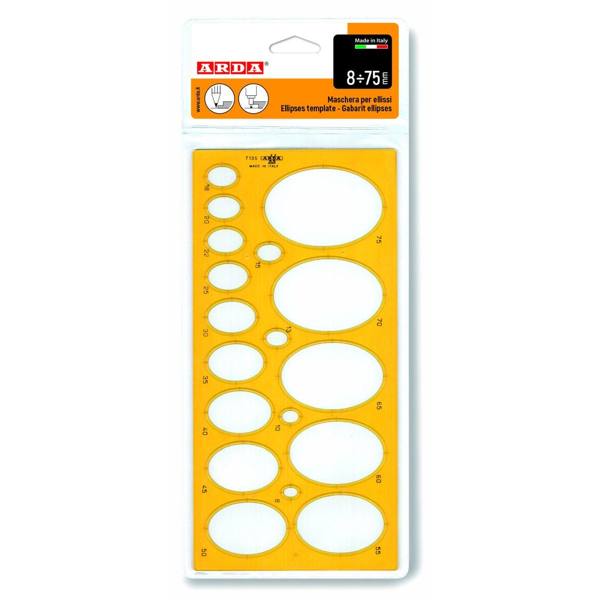 Arda - maschera per ellissi mm 875