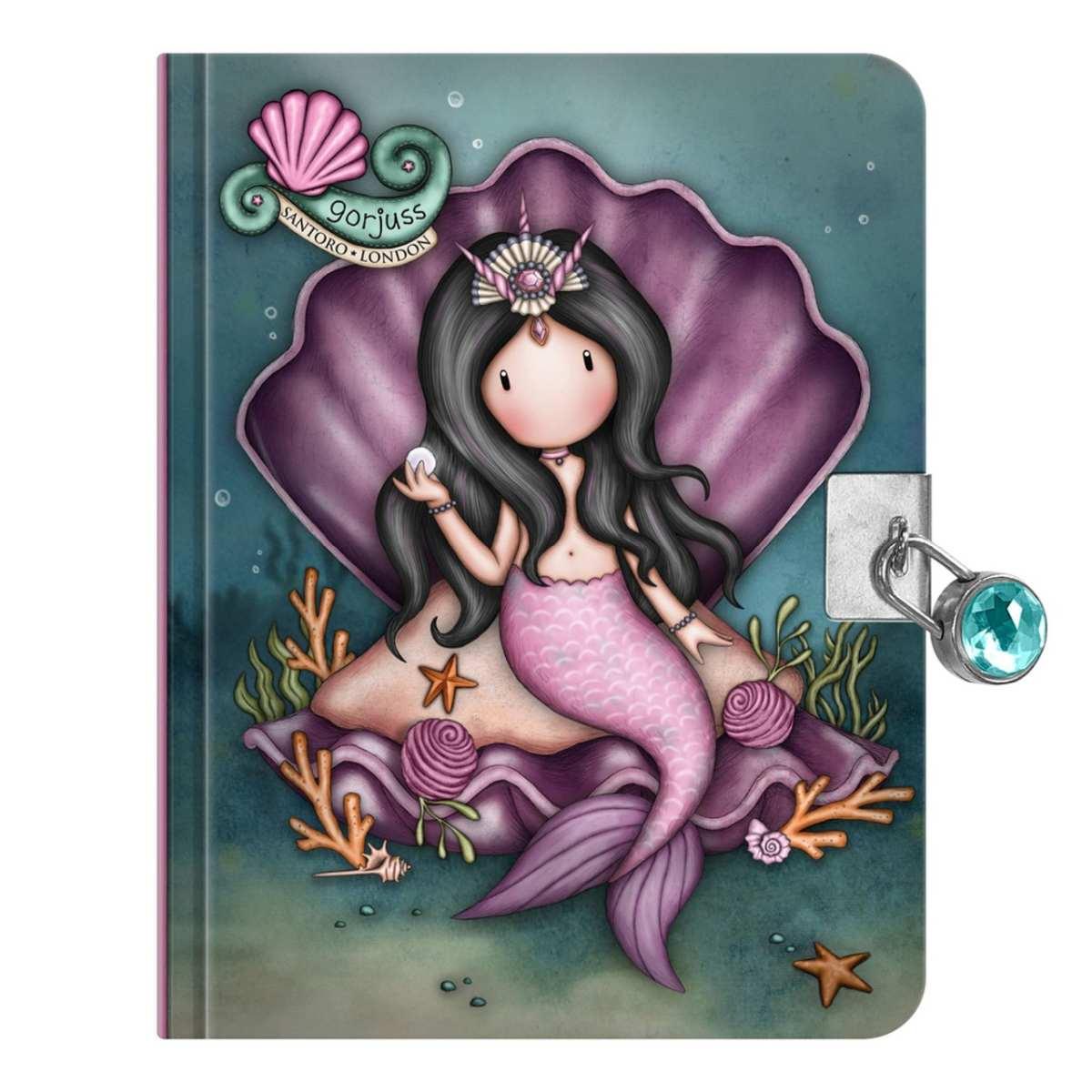 Santoro lockable notebook - diario segreto gorjuss