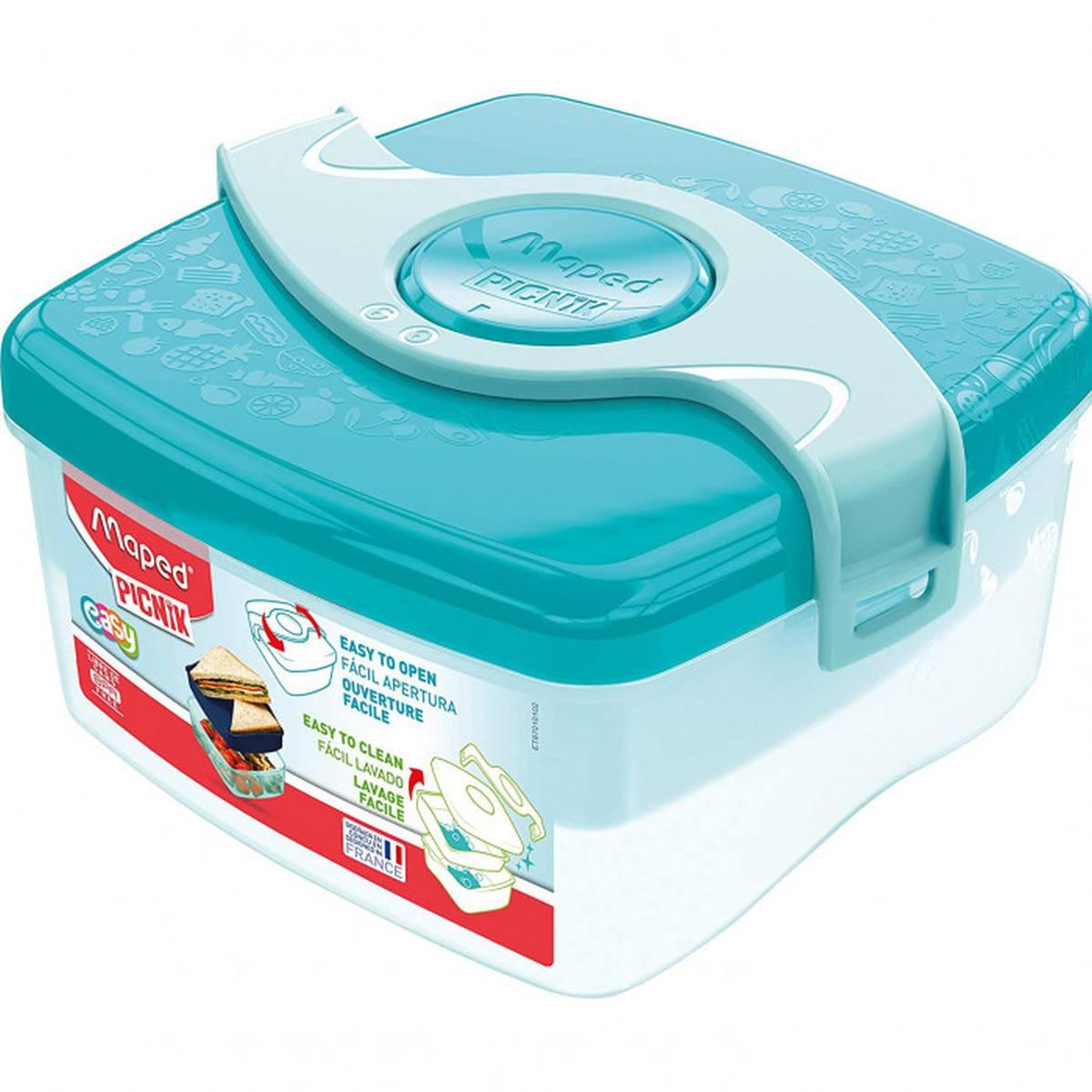 Maped lunch box porta vivande con scomparti origins chiusura 2 bracci