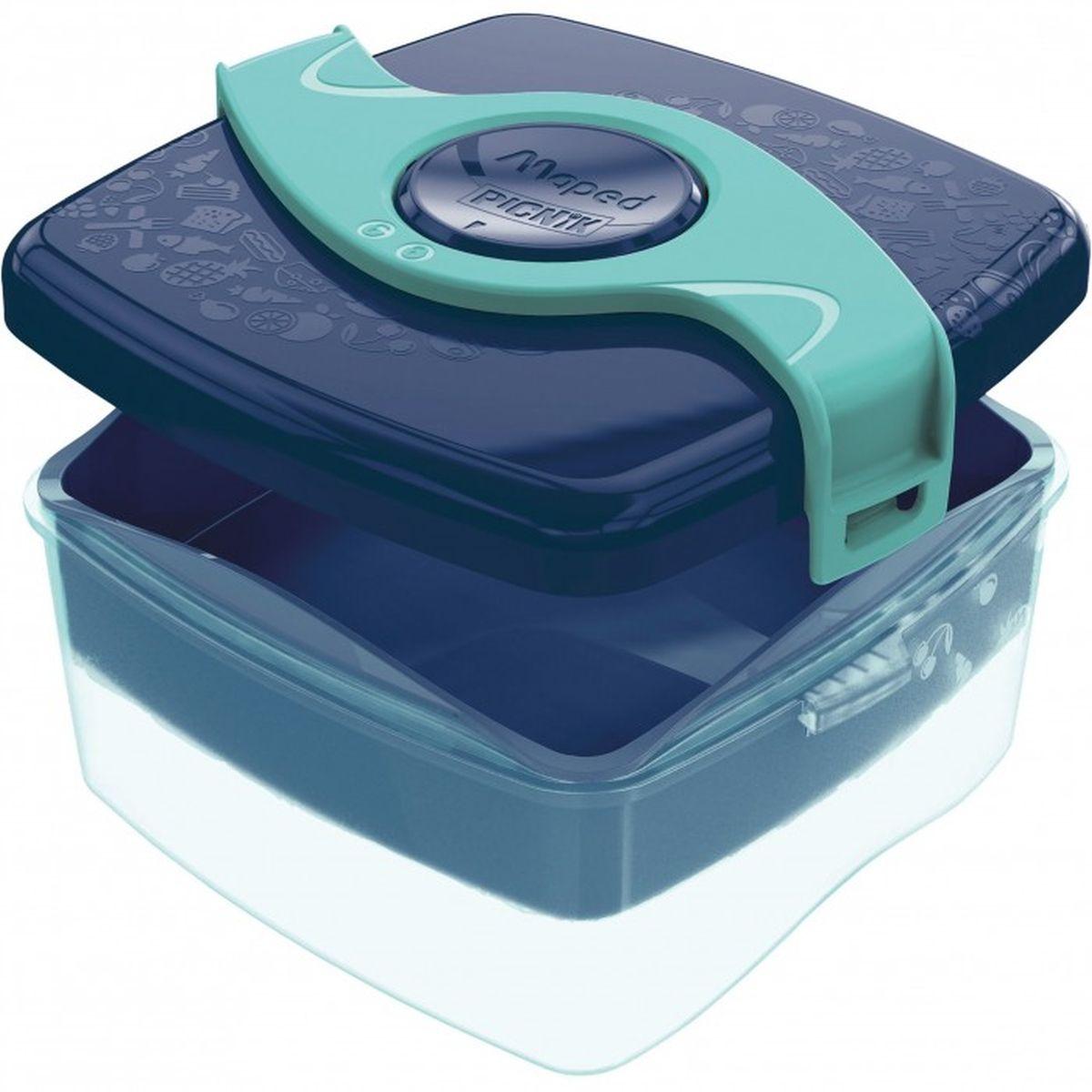 Maped lunch box porta vivande con scomparti origins chiusura 2 bracci